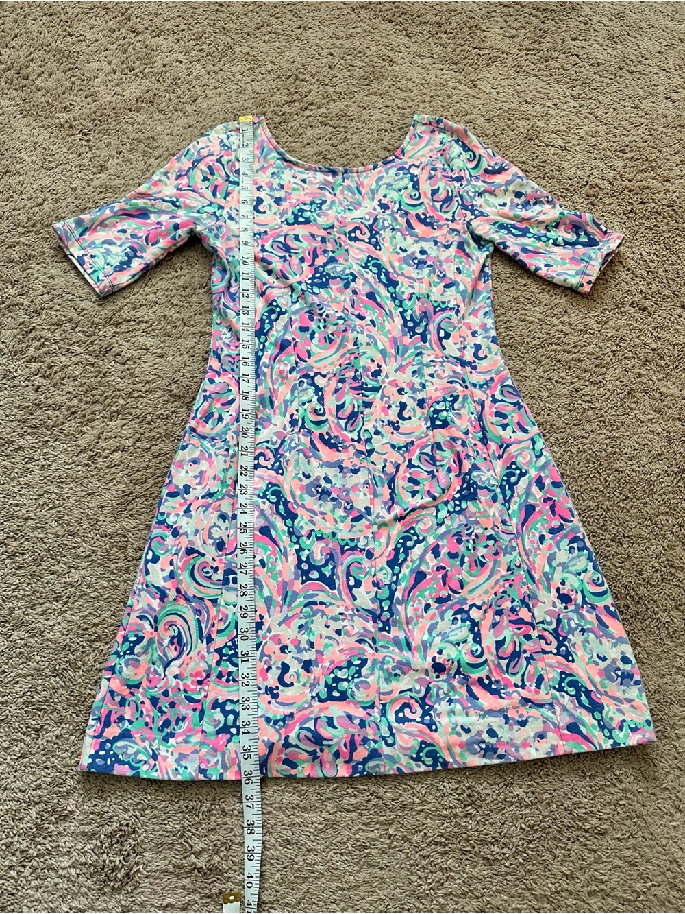 Lilly Pulitzer Celia Dress Size M La Playa Fit & Flare Women’s - Picture 7 of 10